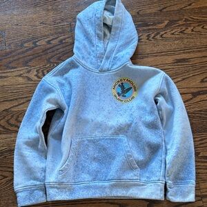 Abercrombie Kids Light Blue Mickey Mouse Surf Club Hoodie size 9/10